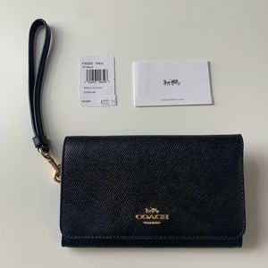 Black Coach Wallet/ Wristlet